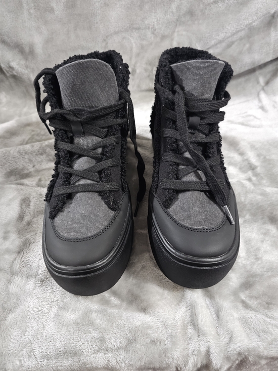 Rocket Dog Shoes - Rocket Dog Black Platform Lace-Up Sneakers